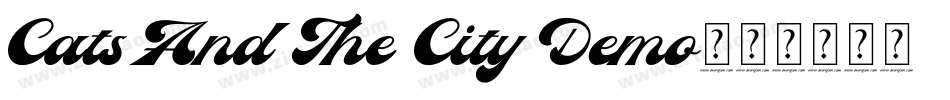 Cats And The City Demo字体转换